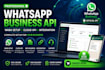 setup whatsapp business API, waba and whatsapp cloud API for business and agency