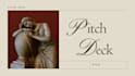 design pitch deck and business presentation