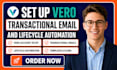 set up vero transactional email and lifecycle automation