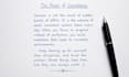 beautiful handwritten notes, assignments and documents
