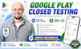 provide mobile app closed testing 12 testers 20 user google play console tester
