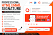 create an animated clickable HTML email signature