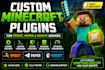 create custom minecraft plugins for spigot, paper, and bukkit servers