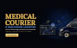 medical courier website with booking, tracking and dispatch
