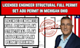 licensed engineer structural full permit set adu permit in michigan ohio