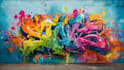 create graffiti pop art designs and murals
