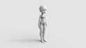 design custom bjd movable ball joint doll 3d print models