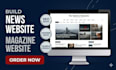 build news website newspaper website magazine website in wordpress