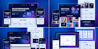 build a responsive frontend website using HTML, CSS, javascript, react js