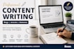 write unique and well researched articles and blogs