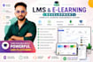 develop a modern e learning lms website