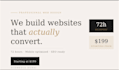 build a professional business website in 72 hours