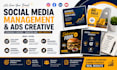 design social media posts and ad creatives for all platforms