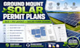 do ground solar permit plans, sld, pv layout, solar farm design