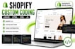 fix shopify bugs, errors and custom code issues