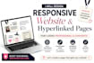 design ugc portfolio website and media kit on canva