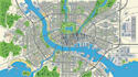 create custom, city, tourist, visitor and wayfinding vector maps in illustrator