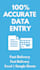 do accurate manual data entry work 44 characters