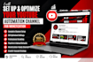 increase your youtube automation channel setting