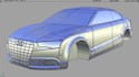 3d scan car part widebody kit front bumpers side skirts body conversion 3d model