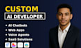 be your ai website developer, ai full stack software, ai app, ai saas website