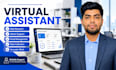 do data entry, web research and virtual assistant work