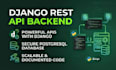 develop your python django backend and rest API