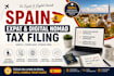 do expats and digital nomads file taxes in spain