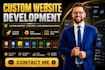 do custom lead generation website development saas app frontend full stack devel