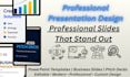 redesign powerpoint presentations and make modern slides