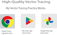 do professional graphic design vector tracing and product photo editing