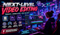 do professional video editing with cinematic effects