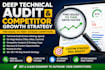 manually audit your website SEO and provide a complete growth strategy