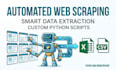 do web scraping, data extraction and web crawling using python