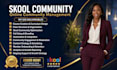 be your  skool community manager skool manager skool community manager
