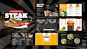 design restaurant menu, food menu, cafe menu, digital menu board