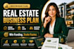 write a real estate business plan or airbnb arbitrage plan
