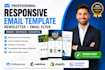 design email flyer html email template, newsletter template design