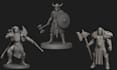 sculpt 3d miniature model tabletop mini figure warhammer