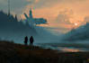 create an sci fi art, concept art, sci fi art illustration