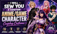 sew you a custom cosplay costume for anime, game, or movie characters