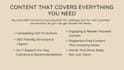 create compelling faqs, about us, contact us and website content
