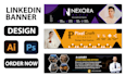 create eye catnching linkdin, facebook, twitter, and youtube covers