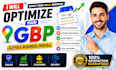 create gbp profile setup, gbp optimization, citation building, maps ranking