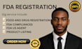 do fda labelling compliance fda registration and US agent service