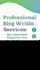 write SEO blog posts, articles and website content