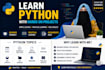 teach python programming with practical projects