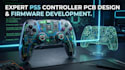 create custom pcb design, embedded systems and firmware for ps5 controller