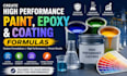 create high performance paint, epoxy and coating formulas