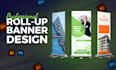 design roll up, retractable, pull up and pop up banners
